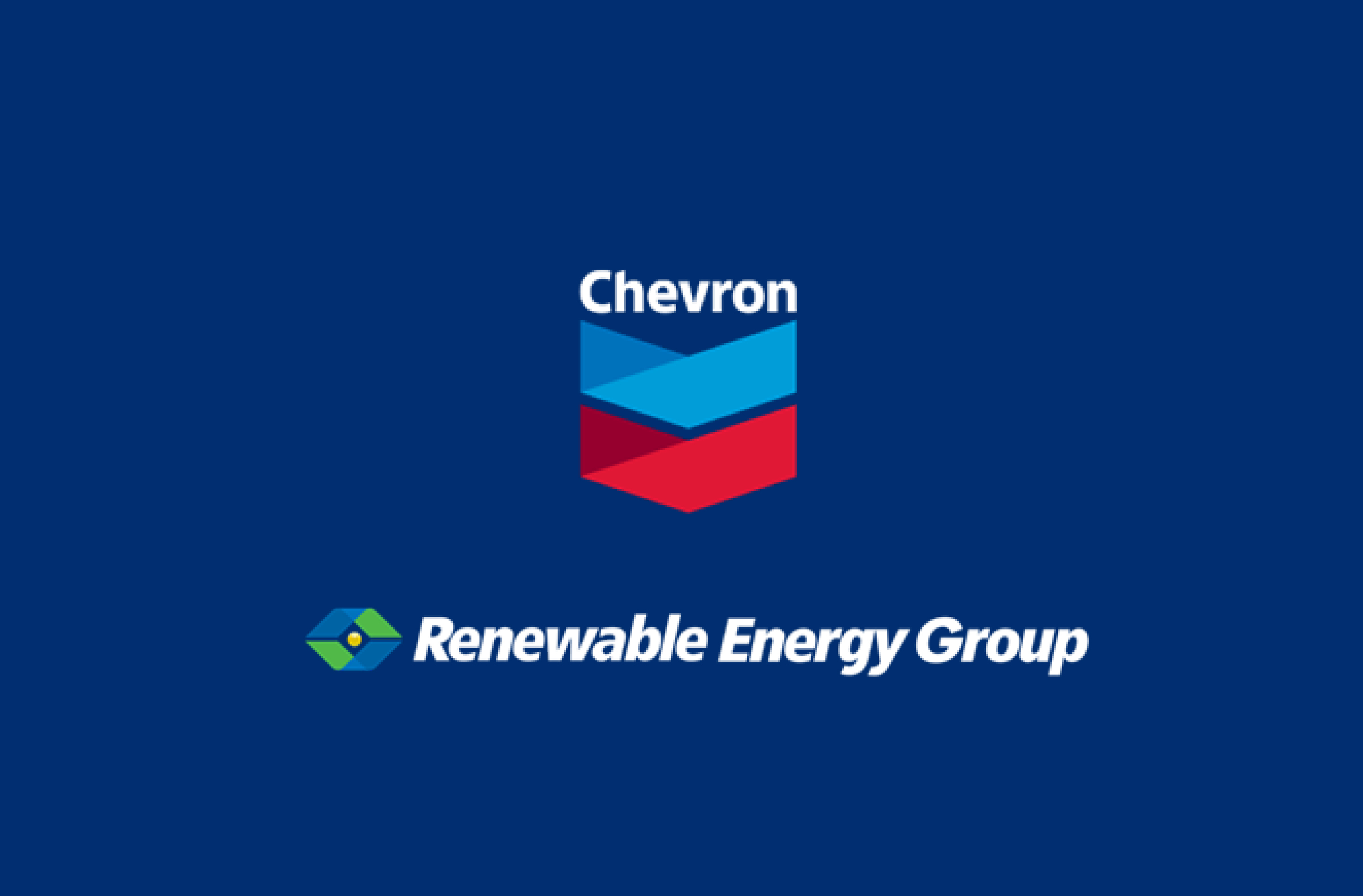 Chevron Completes the Acquisition of Renewable Energy Group